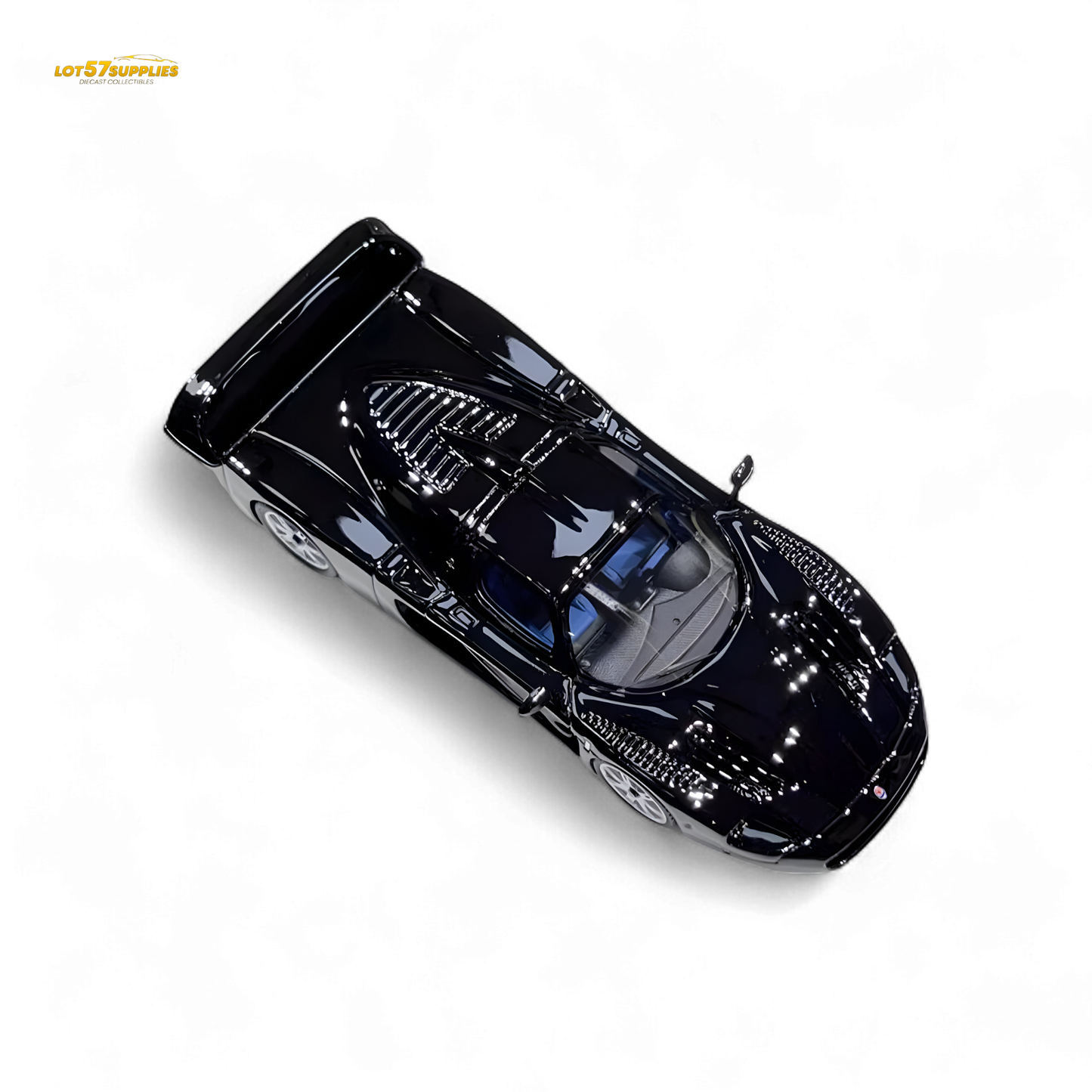 YM Model Maserati MC12 Stradale Corsa Black 1:64 - Evergreen Kings