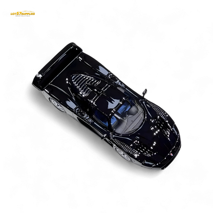 YM Model Maserati MC12 Stradale Corsa Black 1:64 - Evergreen Kings