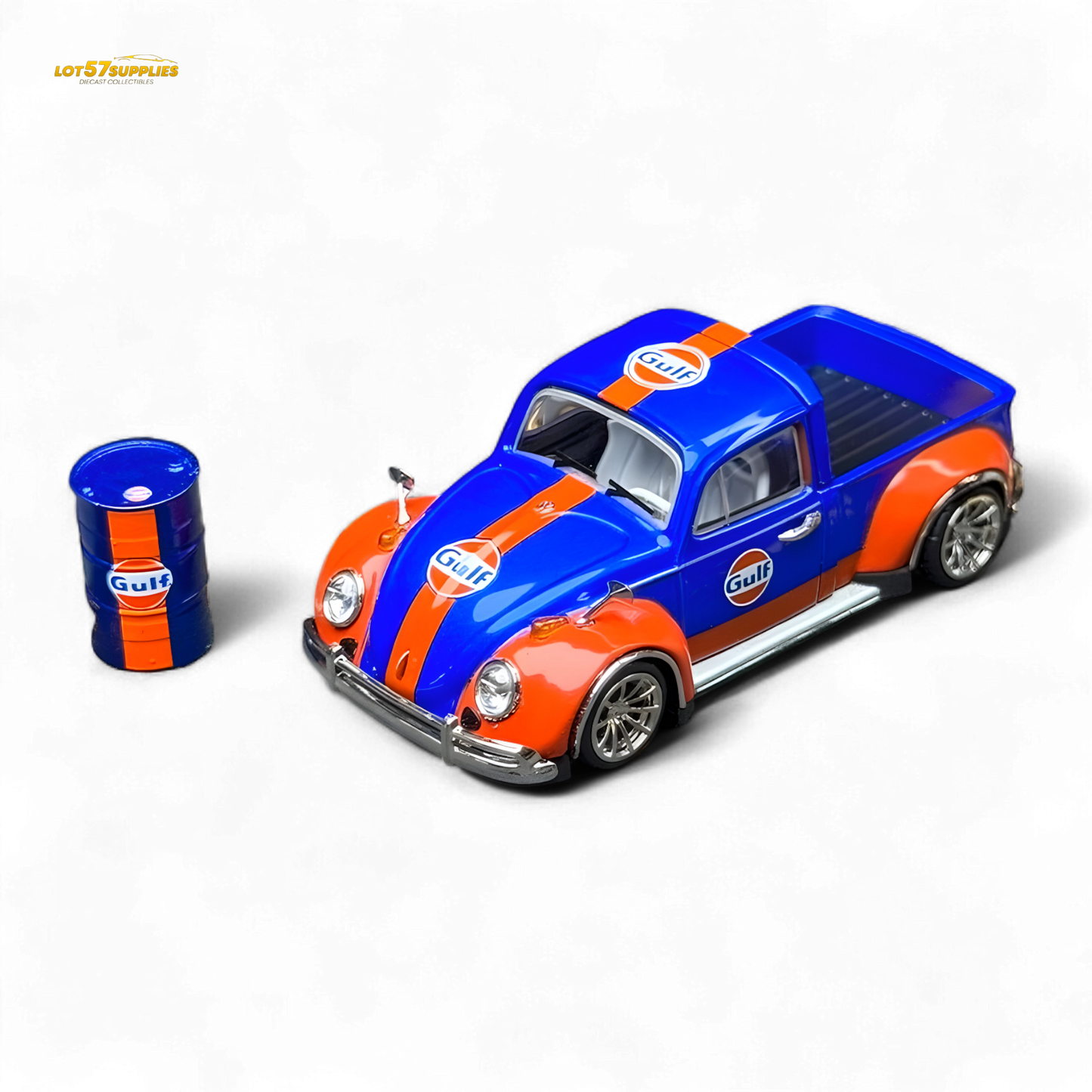 Liberty 64 VW Beetle Pickup G U L F Livery 1:64 - Evergreen Kings