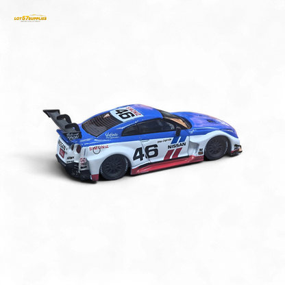 MC LB GTR R35 GT - BRE White Blue Top Livery 1:64 - Evergreen Kings