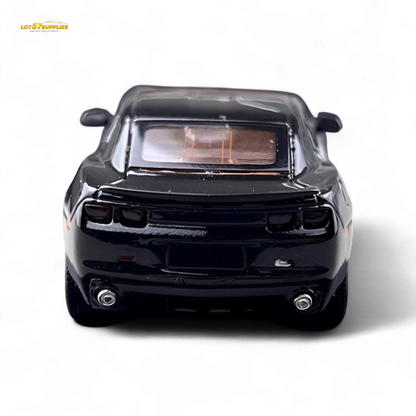 Chevrolet Camaro Bumblebee diecast model in 1:64 scale by Lot57Supplies Diecast Shop, detailed yellow and black design.