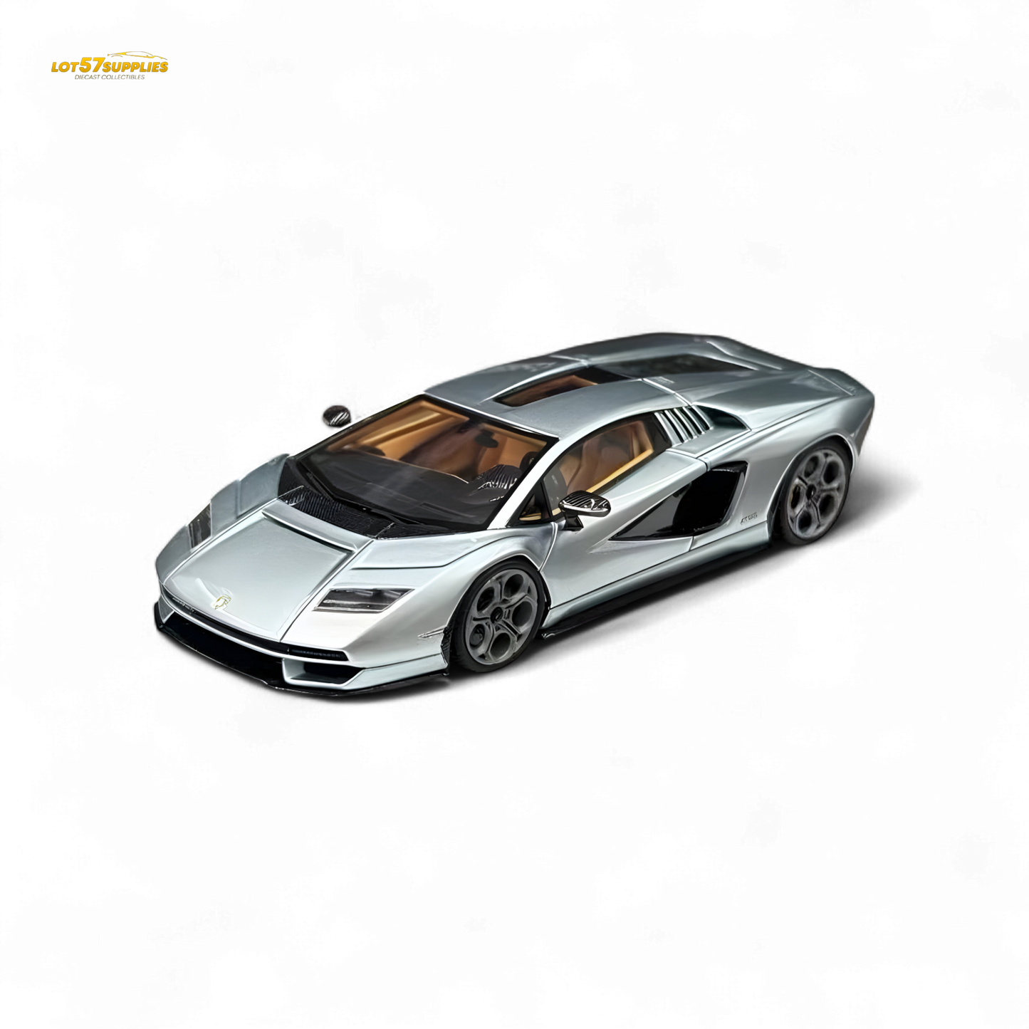 Diecast Lamborghini Countach LPI 800-4 in Azzuro Thetys, 1:64 scale model by Lot57Supplies Diecast Shop.