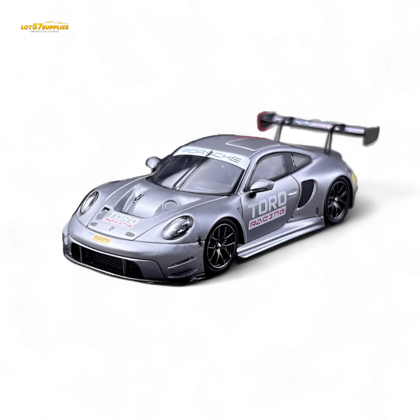 Star Race Porsche 911 GT3 Matte Silver 1:64 - Evergreen Kings