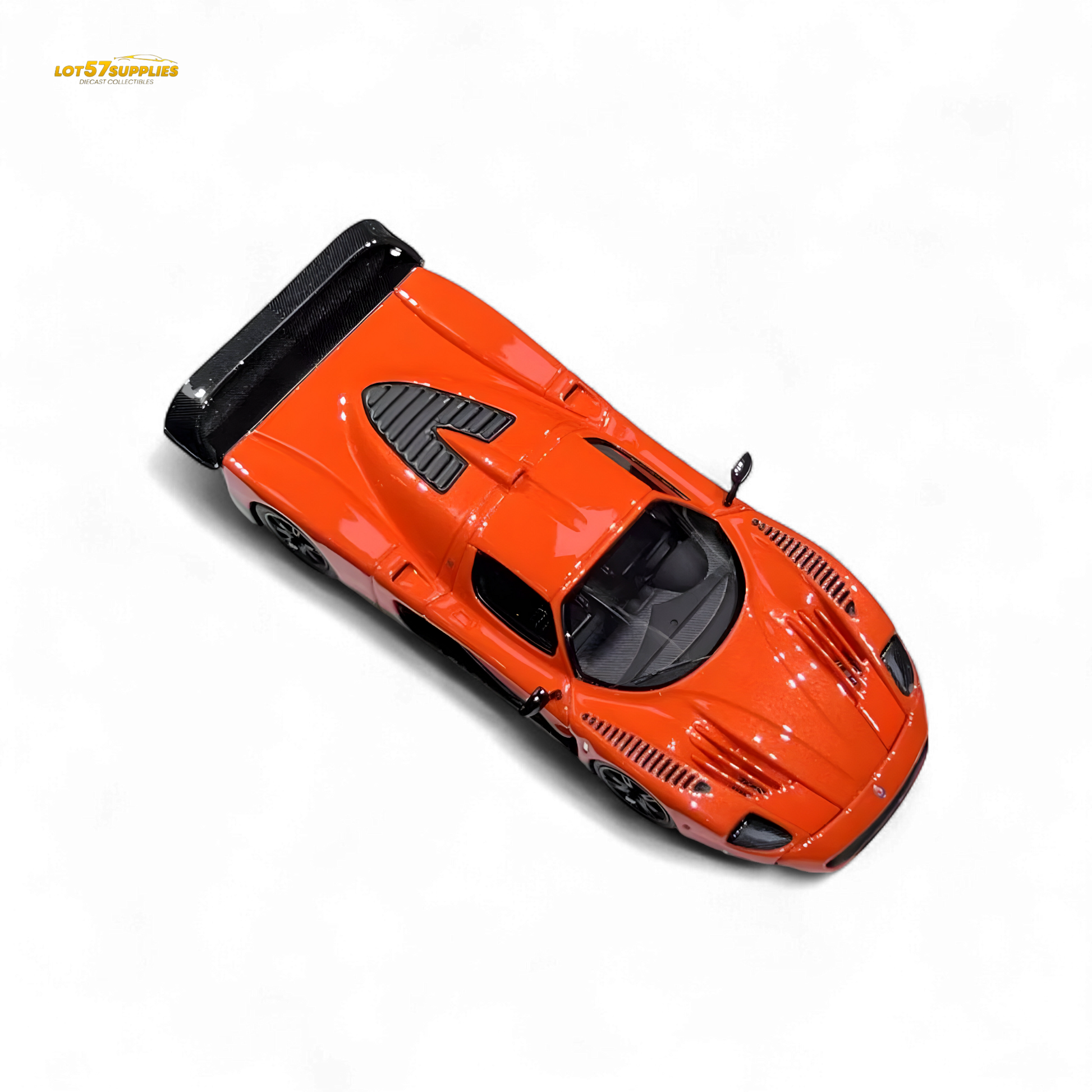 YM Model Maserati MC12 Stradale Corsa 2-Tone Orange 1:64 - Evergreen Kings