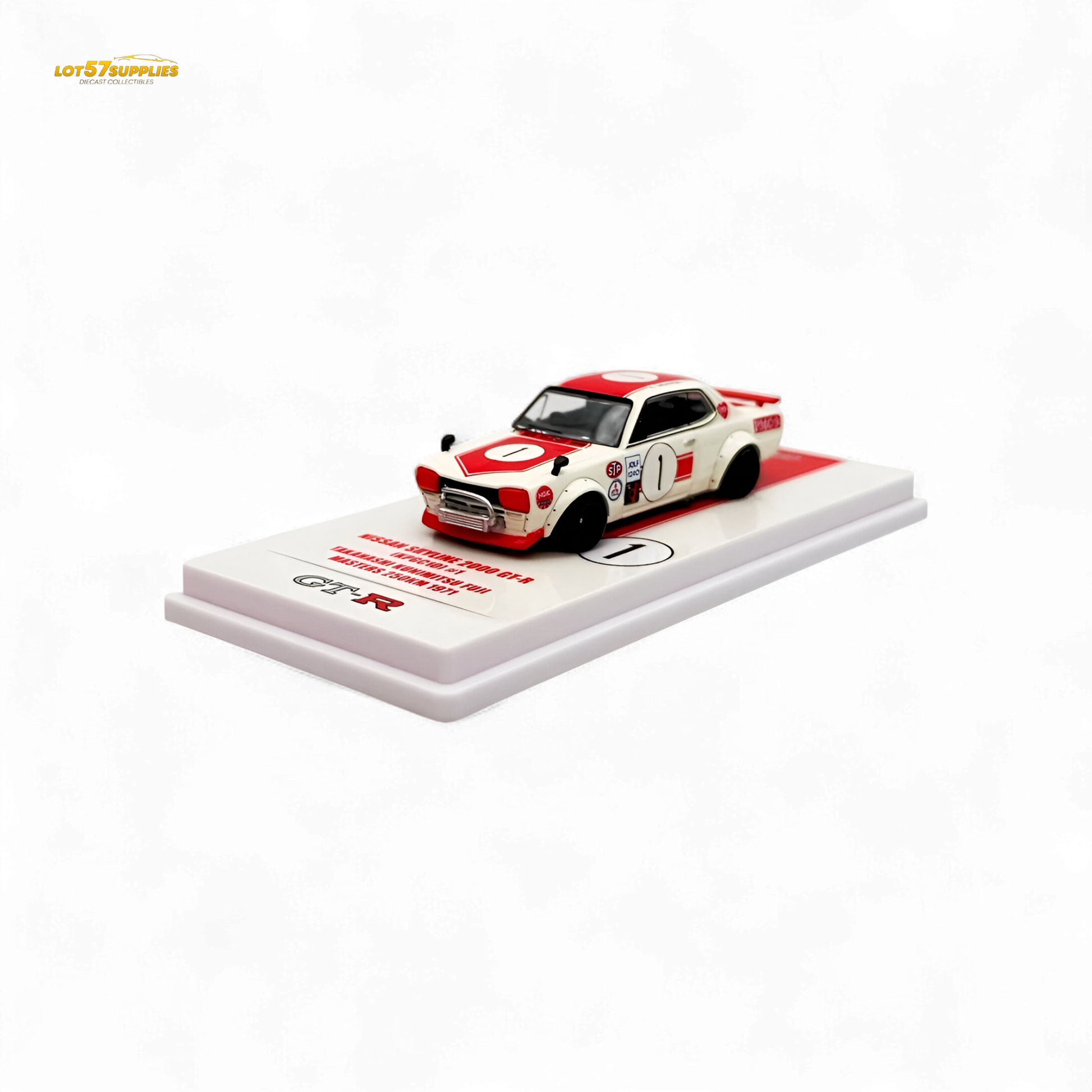 Inno64 Nissan Skyline 2000 GT-R KPGC10 #1 Takahashi Kunimitsu Fuji Masters 1971 1:64 - Evergreen Kings