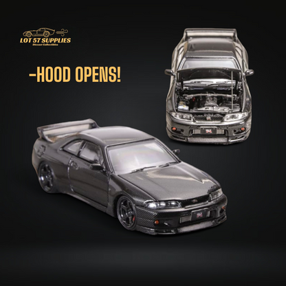 Focal Horizon Nissan Skyline GT-R R33 Black 1:64 - Evergreen Kings