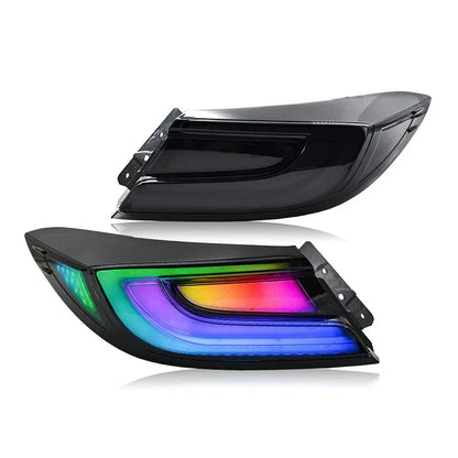 NTXGlow RGB LED tail lights for 2021–2025 Toyota GR86 and Subaru BRZ, rear viewcuntegn