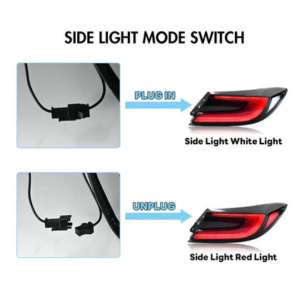 NTXGlow Invoke Concepts smoked LED tail lights for Subaru BRZ and Toyota GR86 ZD8 ZN8