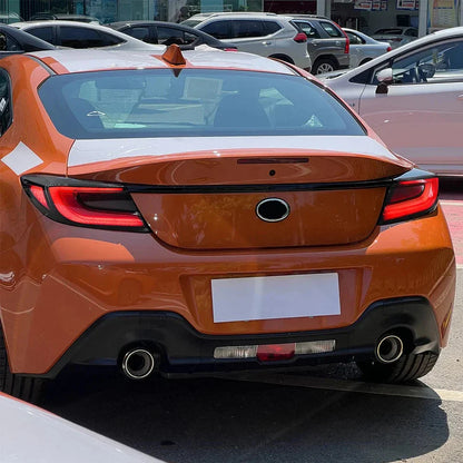 NTXGlow Invoke Concepts smoked LED tail lights for Subaru BRZ and Toyota GR86 ZD8 ZN8 models