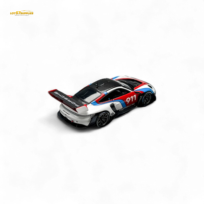HKM Model Porsche 911 GT3 Rennsport White 1:64 - Evergreen Kings