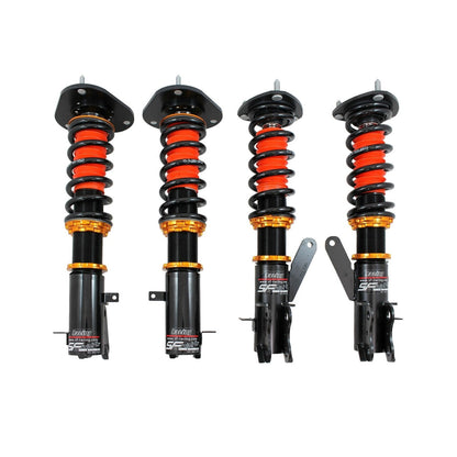 SF Racing Track Coilovers for 1992-1995 Honda Civic EG/EH/EJ1/EJ2, performance suspension upgrade, adjustable coilover system.
