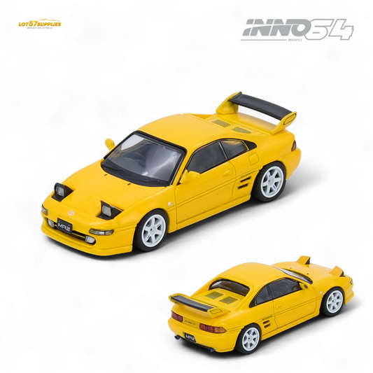 (Pre-Order) Inno64 MR2 SW20 Yellow 1:64 - Evergreen Kings