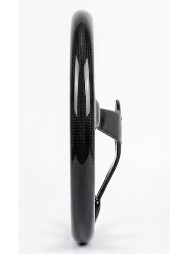 NTXGLOW 350mm Full Carbon Fiber Steering Wheel – 3" Deep Dish