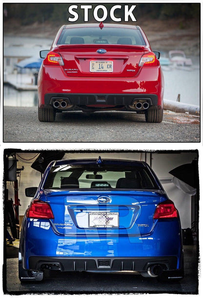 Dark, light, red, or yellow smoked tail light overlays for 2015-2020 Subaru WRX STI taillights by StickerFab.