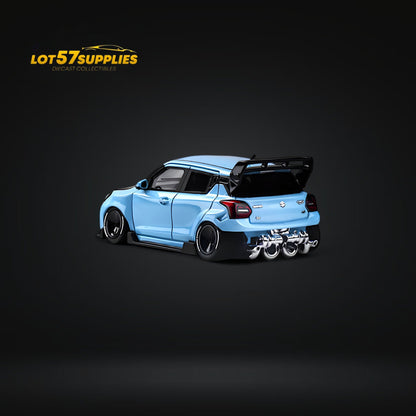 YTM Suzuki Swift 3rd Gen Zephyr Concept Sky Blue 1:64 - Evergreen Kings