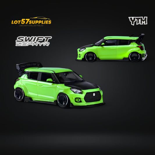 YTM Suzuki Swift 3rd Gen Zephyr GREEN 1:64 - Evergreen Kings