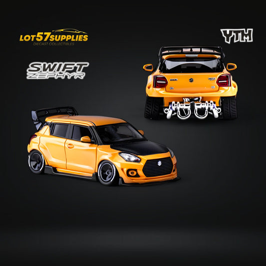 YTM Suzuki Swift 3rd Gen Zephyr Concept Orange 1:64 - Evergreen Kings