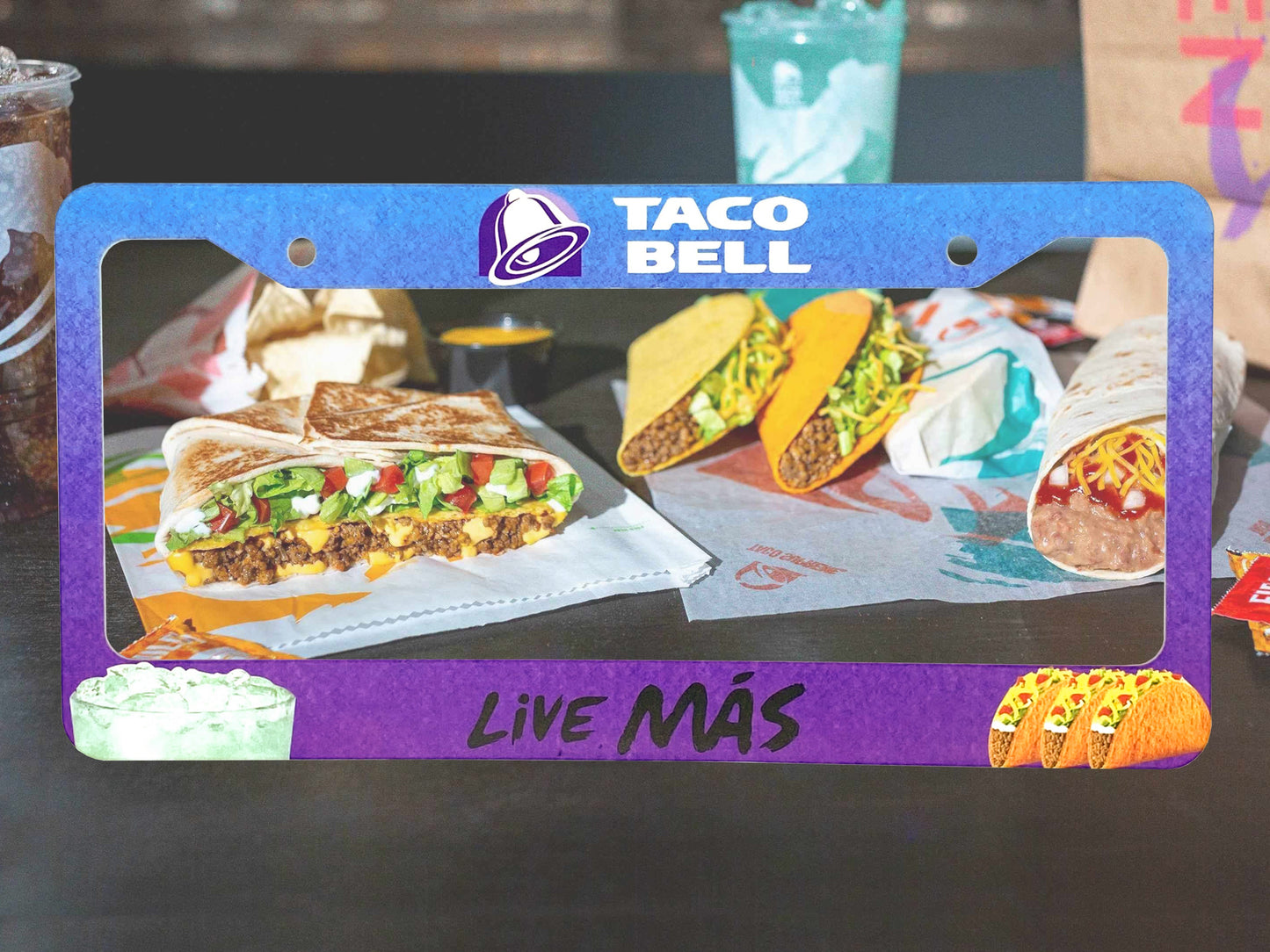 Taco Bell License Plate Frame