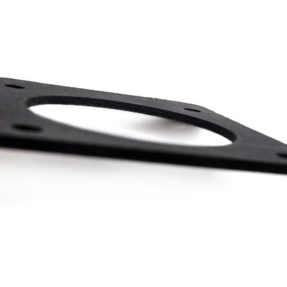 BLOX Racing thermal throttle body gasket for 2006-2007 WRX and 2004-2021 STi, shows the gasket with a black rubber seal.