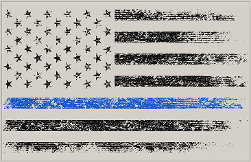 Vinyl sun visor airbag label overlay featuring distressed American flag design for 2016-2023 Toyota Tacoma interior by StickerFab.
