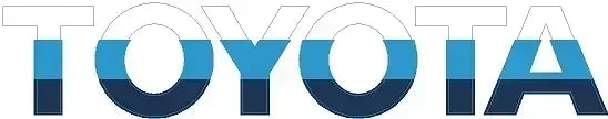 Toyota Land Cruiser 2024+ rear tailgate emblem overlays by StickerFab, featuring blue tri-bar design on the tailgate.