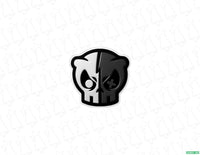 0xLuckless 3D Skull Logo Clear Sticker - Evergreen Kings - Sticker