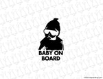Baby On Board - Hangover Baby Decal - Evergreen Kings - Vehicle Decals