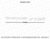 DOHC VTEC Curved Rear Hatch/Trunk Window Decal for 90-93 DA DB DC Integra GSR RS - Evergreen Kings - Vehicle Decals