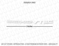 DOHC VTEC Curved Rear Hatch/Trunk Window Decal for 90-93 DA DB DC Integra GSR RS - Evergreen Kings - Vehicle Decals