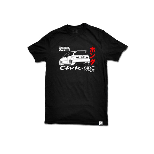 EG6 JDM Civic SIR T Shirt - Evergreen Kings - Shirts