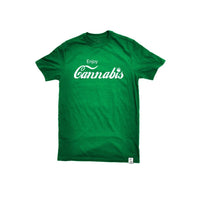 Enjoy Canna T Shirt - Green - Evergreen Kings - Shirts