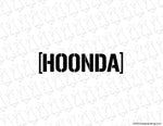 Hoonda Decal - Evergreen Kings - Decals