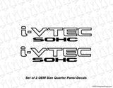 i-Vtec SOHC Decal Set - Evergreen Kings - Decals