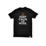 Keep Calm and HODL - Bitcoin T Shirt - Evergreen Kings - Shirts
