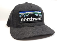 Northwest Cascadia Snapback Trucker Hat - Evergreen Kings - Hats