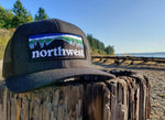 Northwest Cascadia Snapback Trucker Hat - Evergreen Kings - Hats