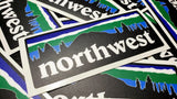 Northwest Cascadia Sticker - Evergreen Kings - Bumper Stickers