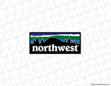 Northwest Cascadia Sticker - Evergreen Kings - Bumper Stickers