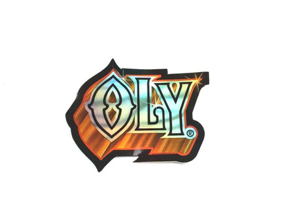 Oly Beer 70s Vintage Holographic Sticker - Evergreen Kings - Bumper Stickers
