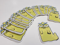 Pupa Rick Solar Opposites Sticker - Evergreen Kings - Decorative Stickers
