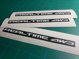 REALTIME AWD Honda Sticker - Evergreen Kings - Vehicle Decals