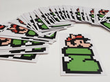 Shoe Mario Sticker - Evergreen Kings - Electronics Stickers & Decals