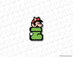 Shoe Mario Sticker - Evergreen Kings - Electronics Stickers & Decals