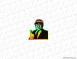 Soichiro Honda Holographic Sticker - Evergreen Kings - Bumper Stickers