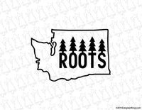 Washington State Roots Decal - Evergreen Kings - Decals